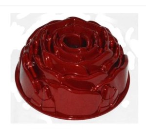 Vintage Rose Metal Cake Pan