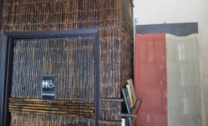 Restroom and Curtains